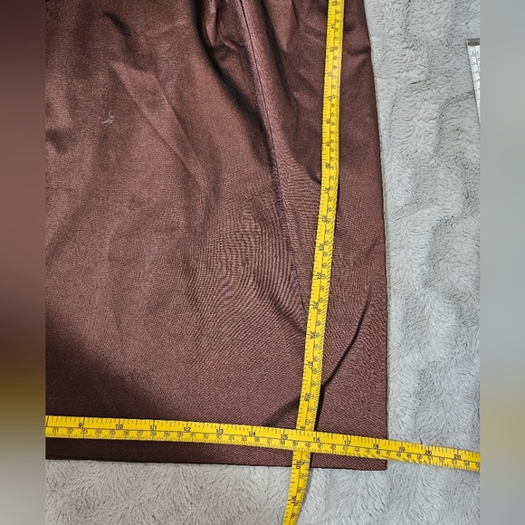 David Meister Brown Copper Bronze Cocktail Dress Beaded 6 - Picture 12 of 16